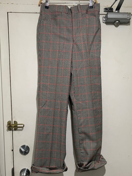 NEW VINTAGE WOOL PLAID PANTS SIZE 30 - Picture 6 of 8